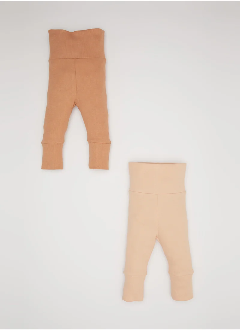 ديفاكتو Ribbed Basic 2-Piece Jogger Pants