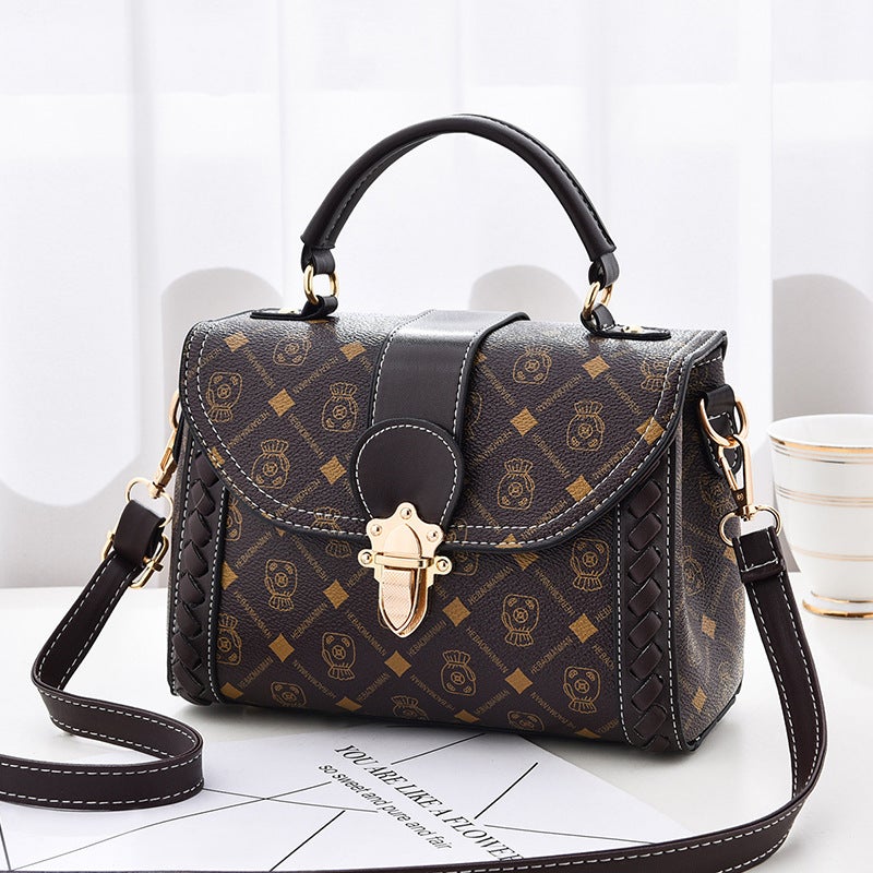 Bag For Women 2023 New High-Grade Cross-Body Printed Small Square Bag Trendy All-Match Shoulder Handbag - Image 2