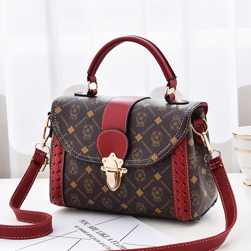 Bag For Women 2023 New High-Grade Cross-Body Printed Small Square Bag Trendy All-Match Shoulder Handbag - Image 3