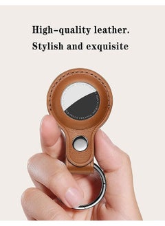 Generic Apple AirTag Keyring 4 Piece Protective Leather Airtag Case Compatible with Apple AirTag  - Image 2