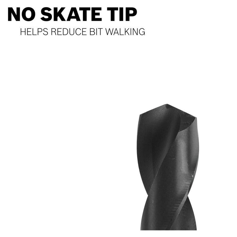 بوش Bosch Bl21A مجموعة متنوعة مكونة من 21 قطعة لقم ثقب معدنية من الأكسيد الأسود مع علبة متضمنة للتطبيقات في البلاستيك والخشب المعدني ذو القياس الخفيف - Image 4