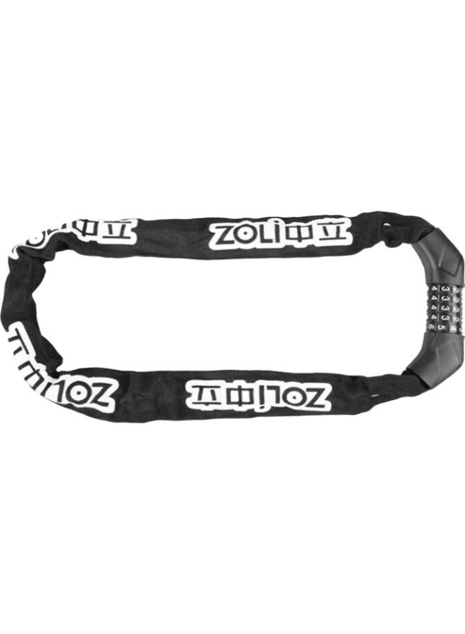 Zoli 85605 Mountain Bike Lock, Universal Chain Ring Anti-Theft Lock With Extended Cover, Glass Door Combination Lock - Image 2
