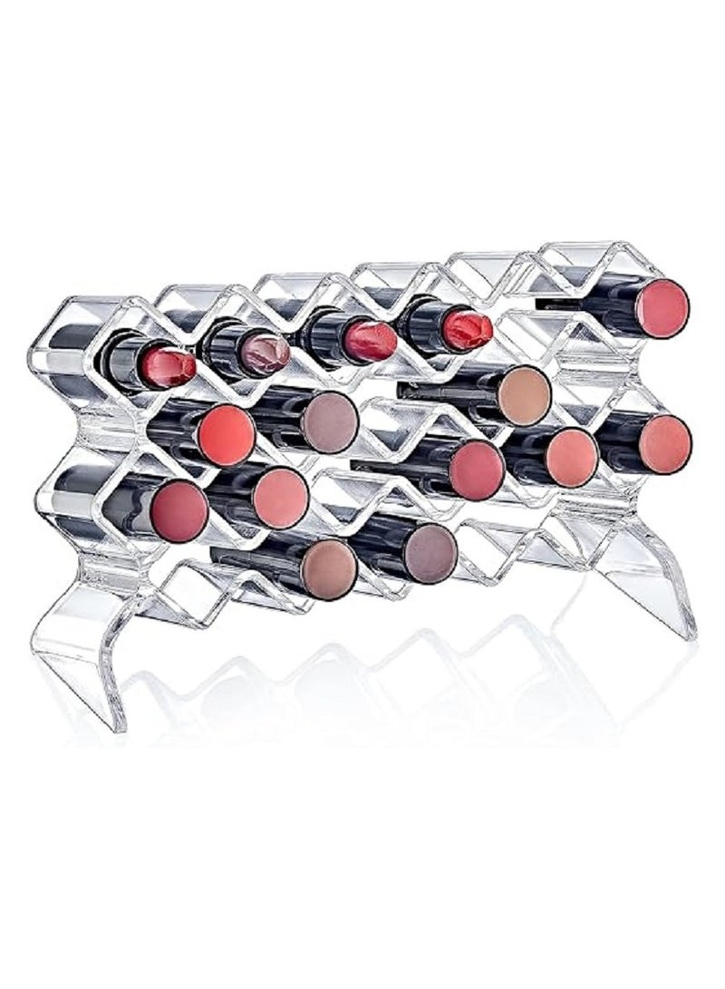 Lipstick Organizer and Holder Practical Makeup Organizer Elegant Vanity Table Organizer with Lipstick Holder Organizer - Image 1