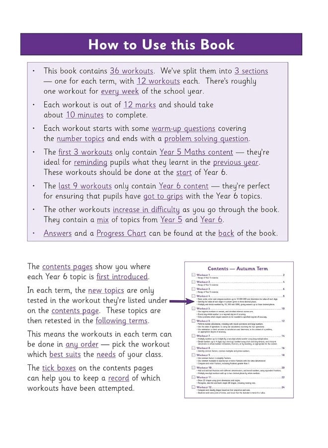 KS2 Maths 10-Minute Weekly Workouts - Year 6  - Image 3