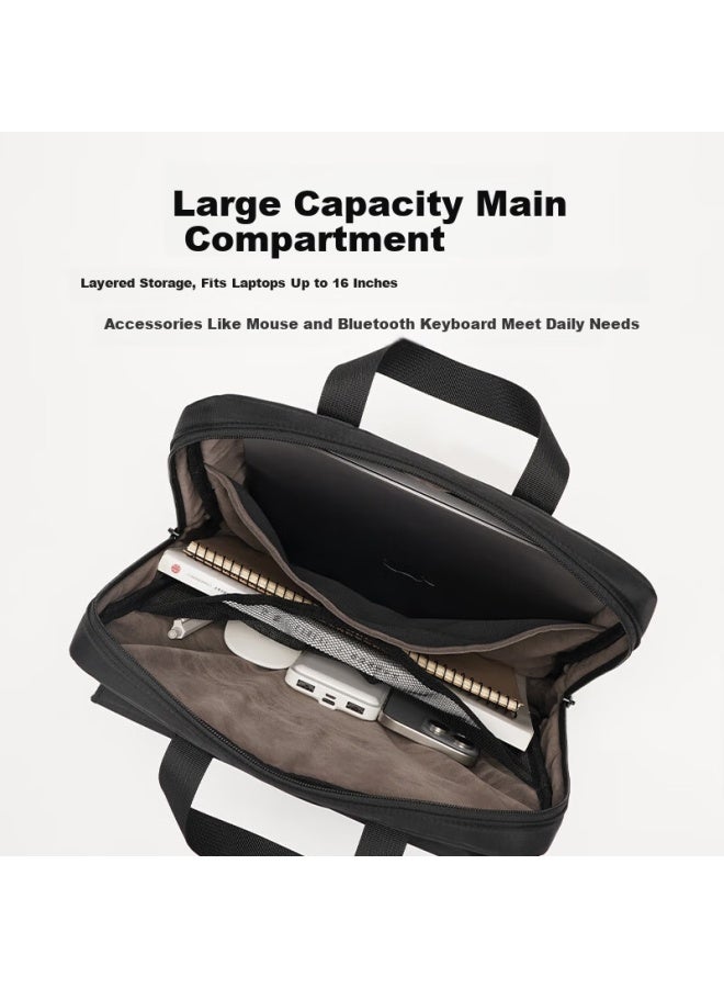 Right Away Laptop Bag, 16-inch Handheld Slim Notebook Bag, For Huawei, Apple, Lenovo Legion, Xiaomi, With Shock-absorbing Inner Pocket - Image 2