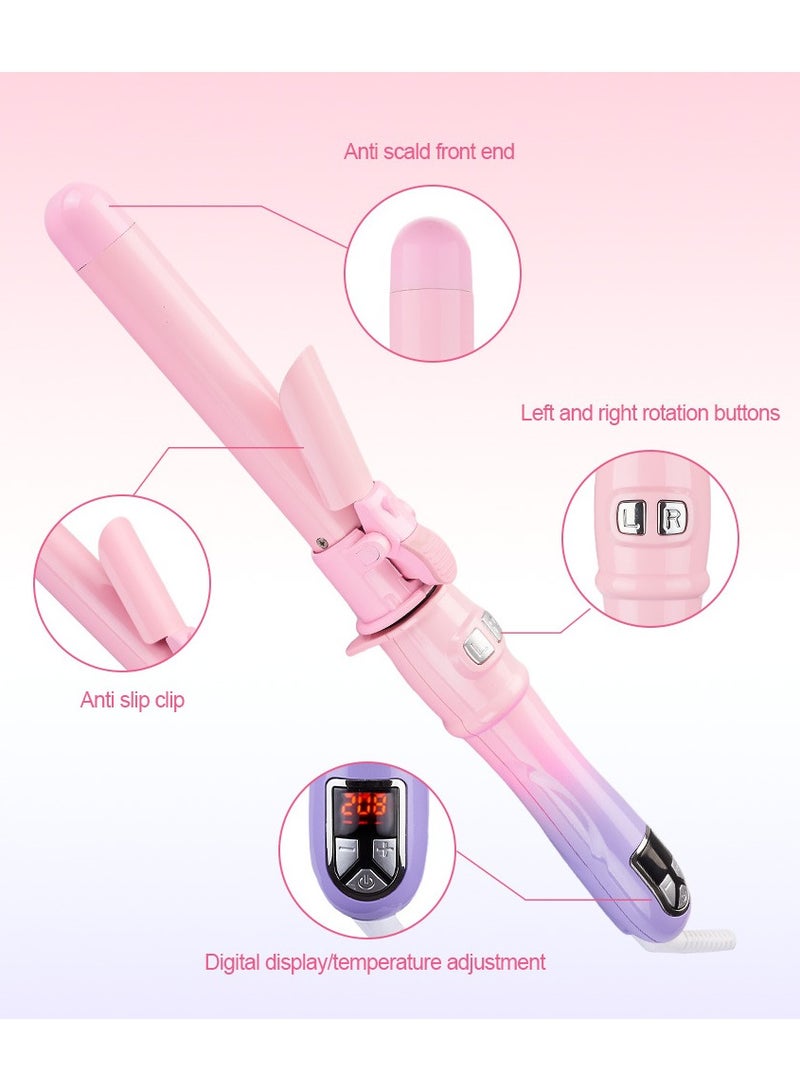 general Curling iron large wave hairstylist hair ceramic rotating electric curling wand for creating charming curls UK version - Image 4