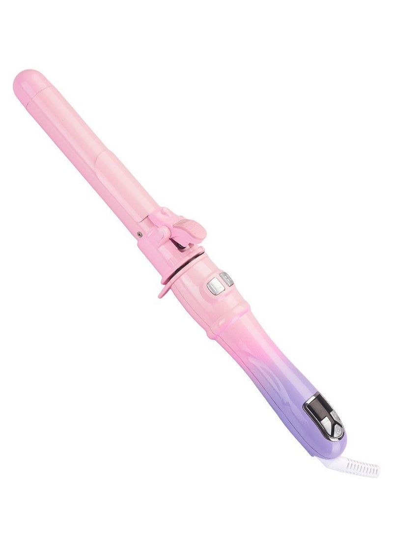 general Curling iron large wave hairstylist hair ceramic rotating electric curling wand for creating charming curls UK version - Image 1