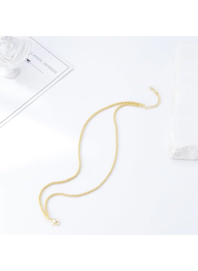 Tasiso Gold/Silver Ankle Bracelets for Women,14K Gold Anklets for Women Waterproof Sparkly Chain Rhinestone Anklets Set Stackable Layered Anklet Bracelets for Women Beach Gold Jewelry Gift - Image 5