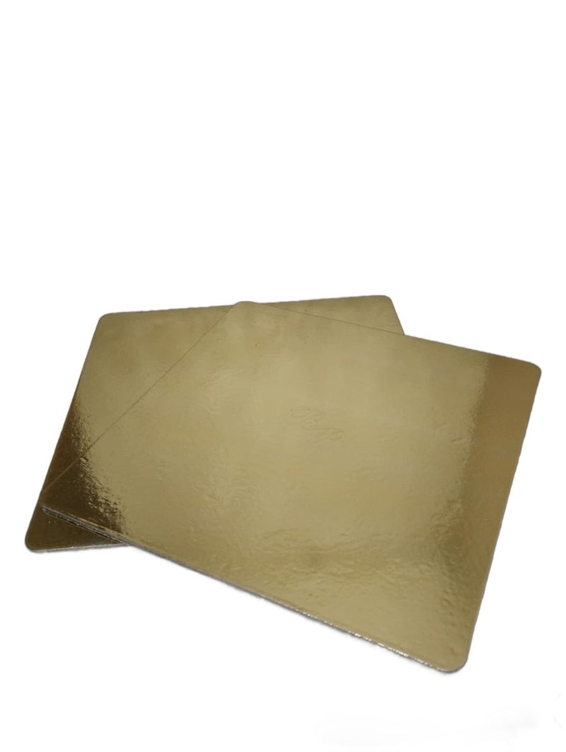 Baekence Baekence Cake Base 12 inch Normal Square Card Board Cake Base Pack of 10 pcs - Image 1
