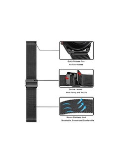 Milanese Replacment Band Compatible with Huawei Watch GT3 42mm, mesh type stainless steel band with buckle - pzsku/ZE5265BB0B921843A643AZ/45/_/1690184340/110791a9-fa1d-4fdf-ba40-65dba7ceb0dc