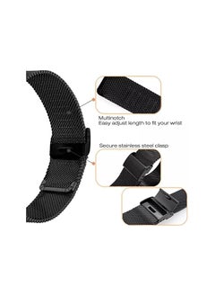 Dado Milanese Replacment Band Compatible with Huawei Watch GT3 42mm, mesh type stainless steel band with buckle  - Image 2