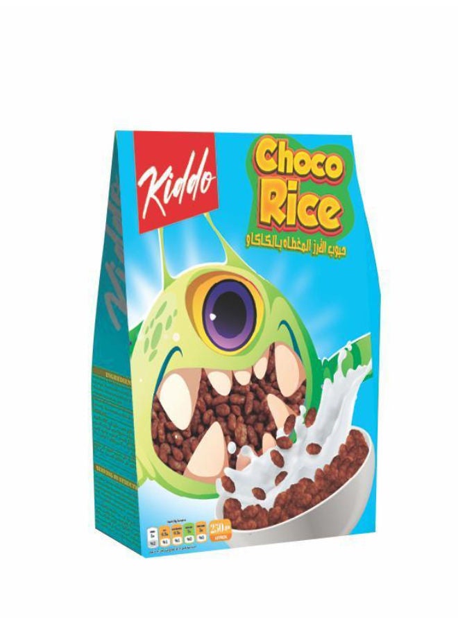 حبوب الأرز المغطاه بالكاكاو 250 جرام