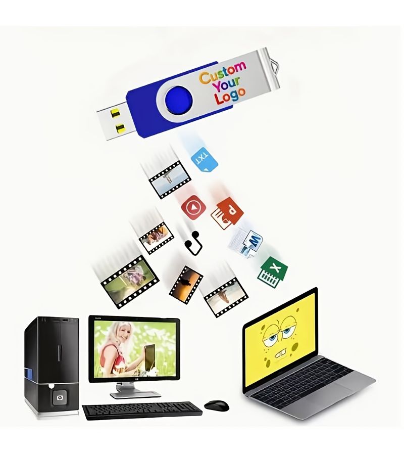 Best Custom 20 Pcs 4GB Yellow Colored USB Drives For Photography Studio Company Logo Text Holiday Wedding and Commemorative Gifts - Image 4