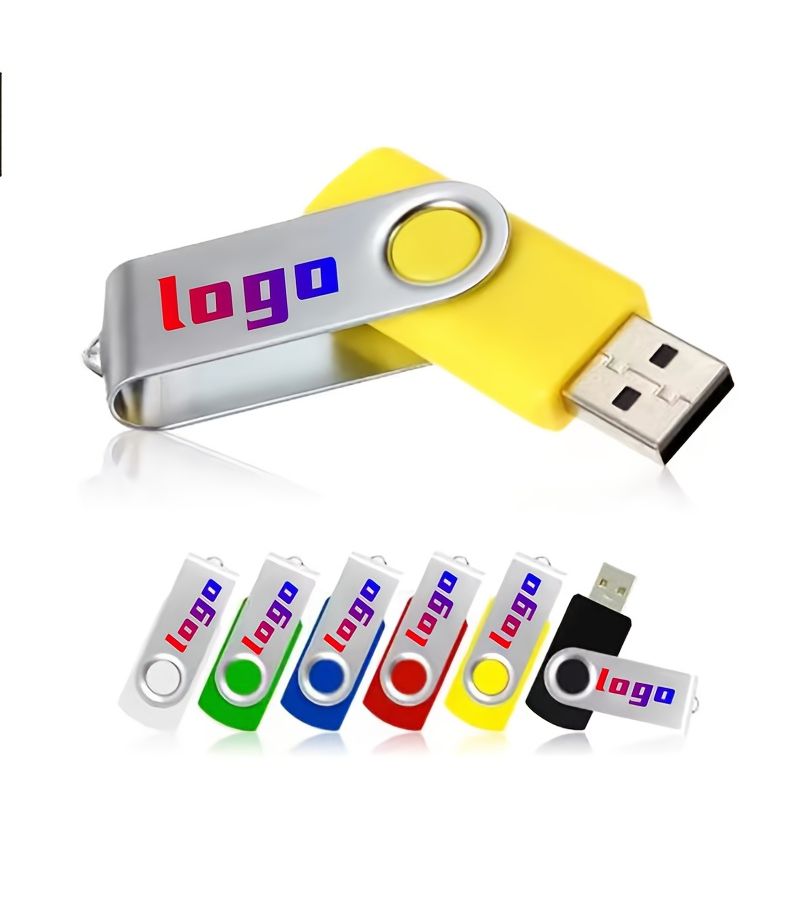 Best Custom 20 Pcs 4GB Yellow Colored USB Drives For Photography Studio Company Logo Text Holiday Wedding and Commemorative Gifts - Image 3