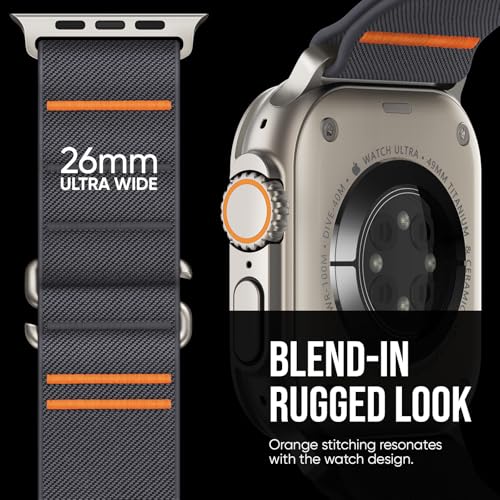Suitisbest 2 Pack StretchFit Sport Bands Compatible with Apple Watch Ultra Band 49mm 46mm 45mm 44mm 42mm Men, Stretchy Sport Loop Strap for iWatch Series 11 10 9 8 7 6 5 4 3 2 1, SE 3 2 1, Ultra 3 2 1 - Image 2