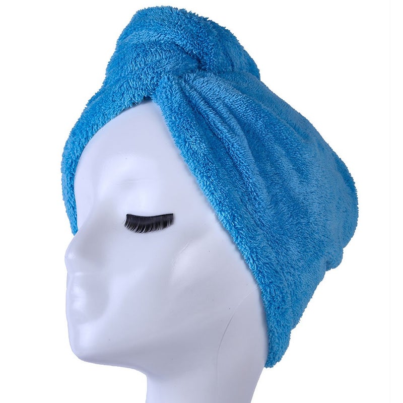 YYXR Microfiber Quick Drying Hair Towel Wrap - Super Absorbent Drastically Reduce Hair Drying Time - Image 3