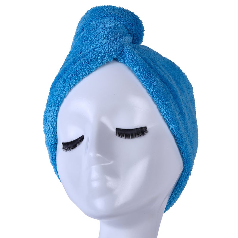 YYXR Microfiber Quick Drying Hair Towel Wrap - Super Absorbent Drastically Reduce Hair Drying Time - Image 2