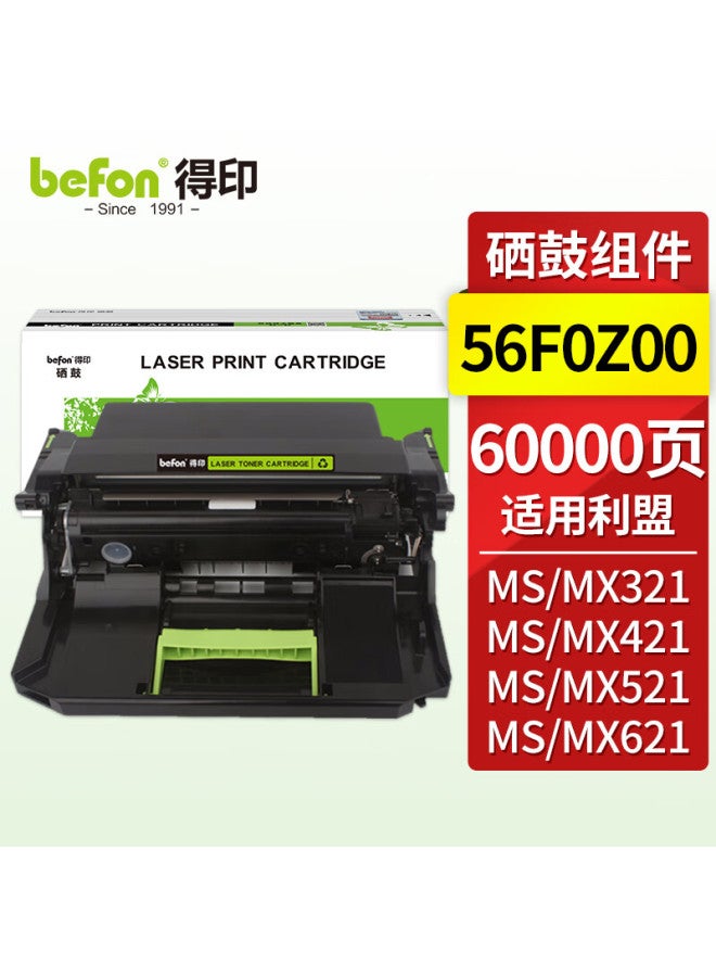 Befon Deyin 56f0z00 Toner Cartridge Assembly Compatible With Lexmark Ms321/mx321/ms421/mx421/ms521/mx521/ms621/mx621 Printers - Image 1