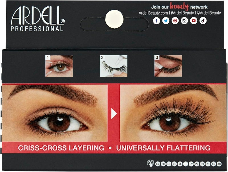 أرديل Natural Eye Lashes Wispies Black - Image 2