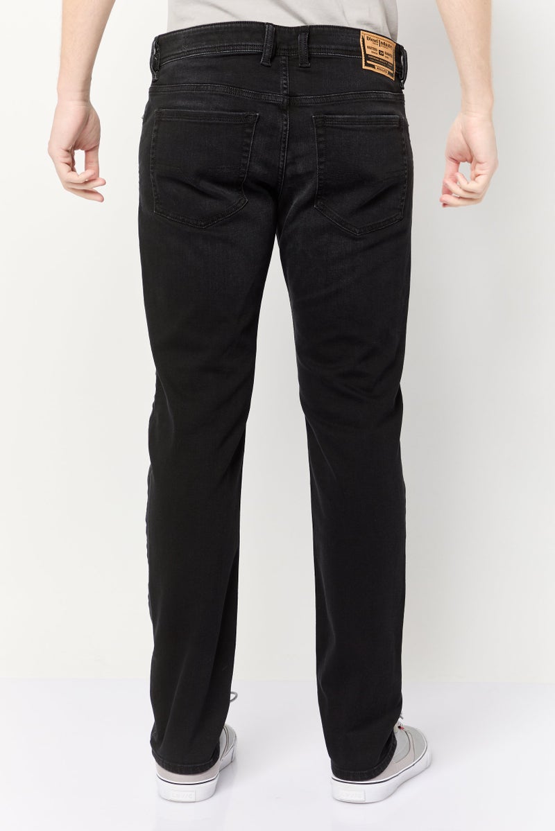 DIESEL Men Skinny Fit Washed Stretchable Jeans, Black  - Image 4