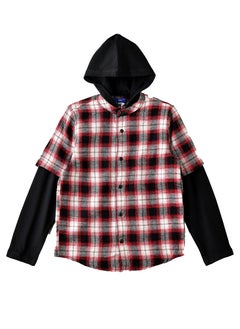 Boys Hooded Red Plaid Flannel Shirt - pzsku/ZE5268EAA8F39BC7CBFA9Z/45/_/1729853316/d0a9e893-9f28-430f-b05d-80418bce5671