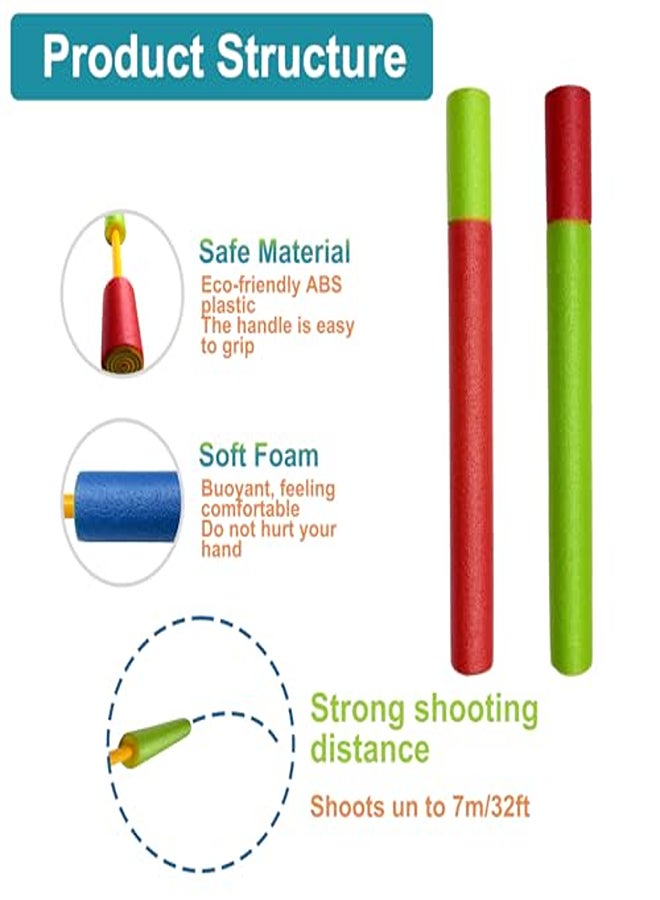 Colorful Water Guns Set – 6-Pack Foam Spray Guns for Kids - Image 1