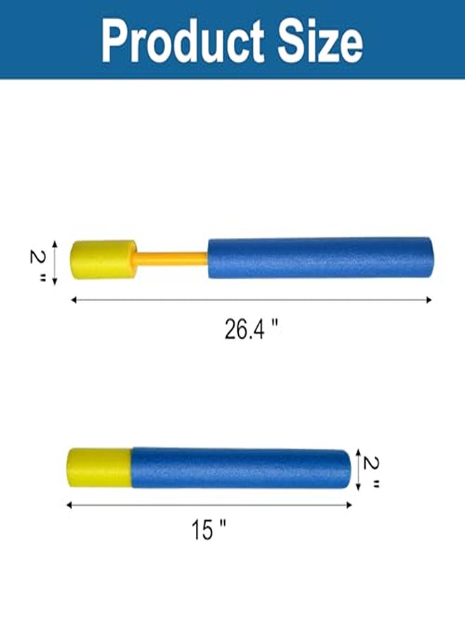 Colorful Water Guns Set – 6-Pack Foam Spray Guns for Kids - Image 2