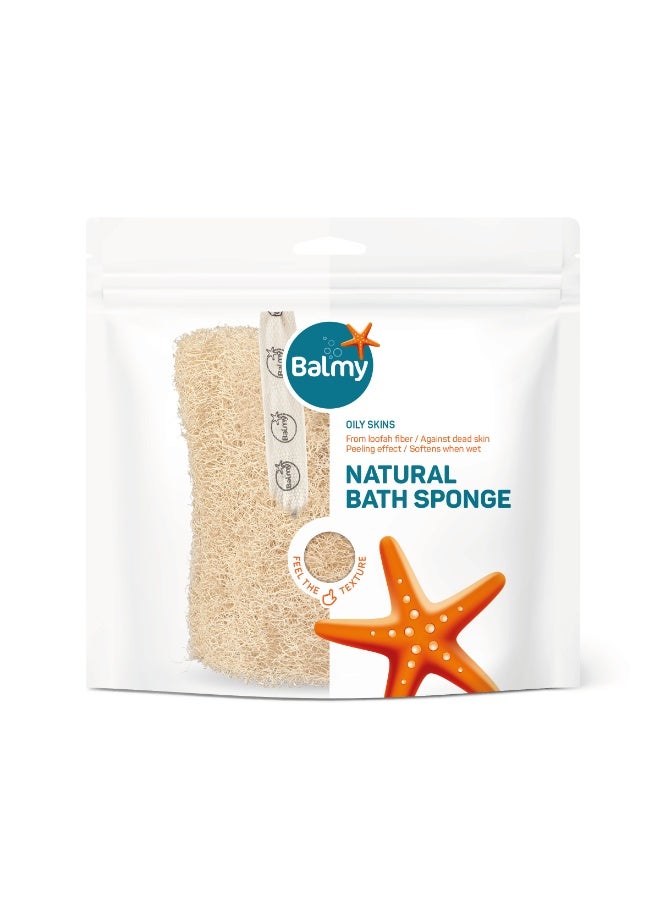 Balmy Natural Loofah Bath Sponge/Rectangular