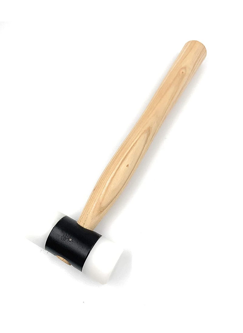 Fozti Fozti Nylon Mallet Hammer 125 NonMarring for Jewellery Making Watchmaking Beading Carpentry Leather Crafting Model Making Metal Workshops Goldsmith Silversmith Hobby Crafts DIY 