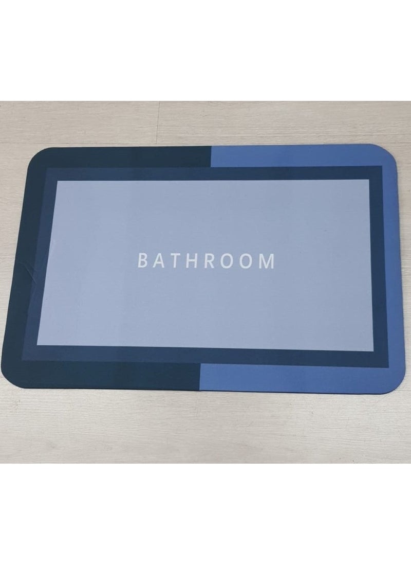 5DM - Super Water Absorbent Non-Slip Base Rectangular Bath Mat (58*38)cm - Image 1