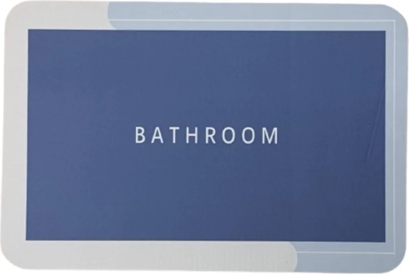 5DM Super Water Absorbent Non-Slip Base Rectangular Bath Mat (58*38)cm