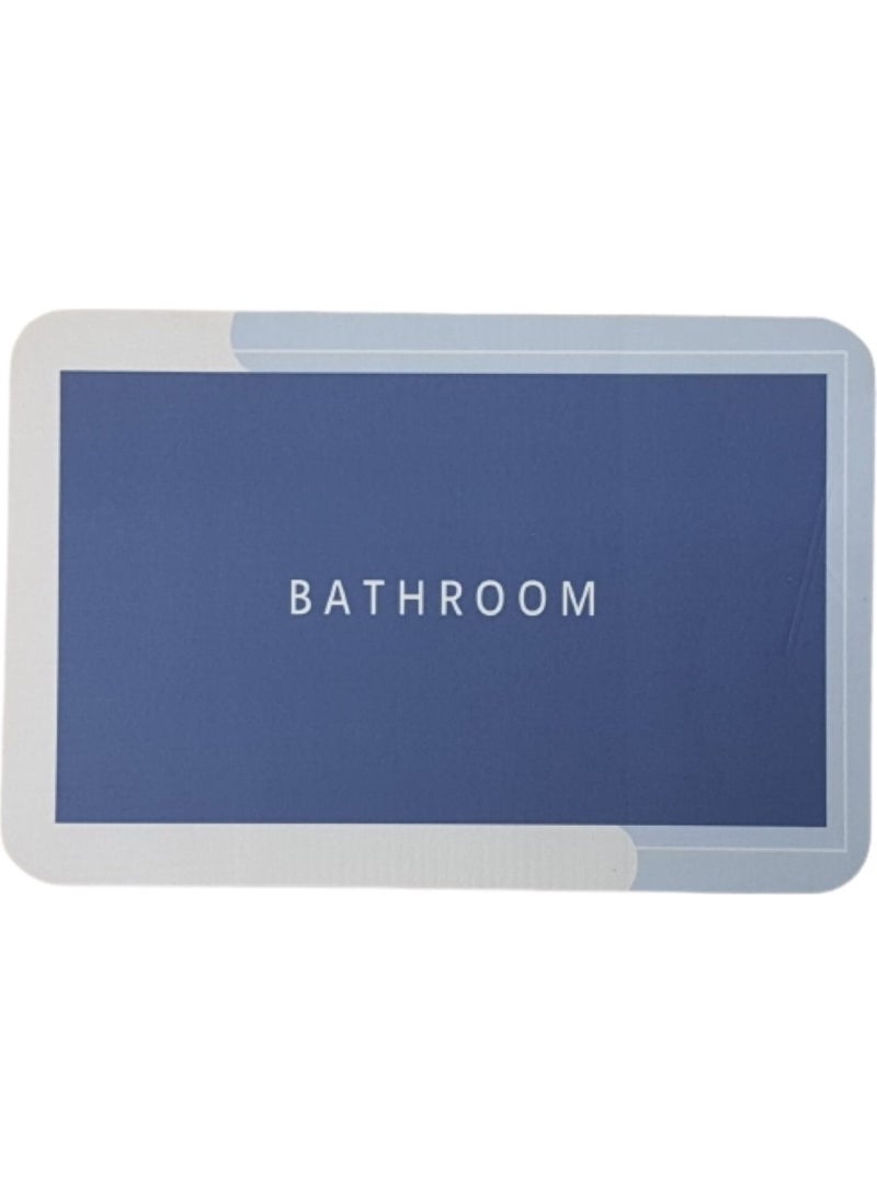 5DM - Super Water Absorbent Non-Slip Base Rectangular Bath Mat (58*38)cm - Image 1