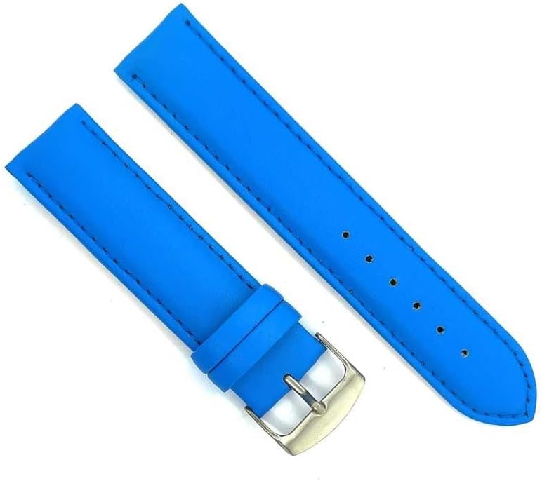 diloy Smooth Cowhide Leather Watch Strap 26 mm 28 mm 30 mm 32 mm 34 mm 36 mm 38 mm 40 mm Ref 302EA - Image 1