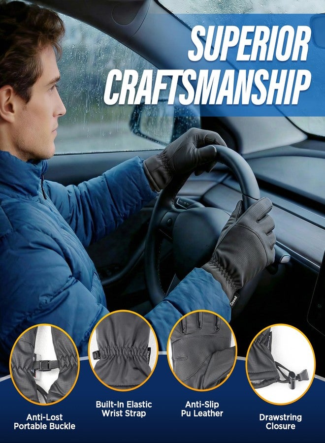Deemii -10℉ Winter Gloves Men Women Made with 11M Insulation & Plush Lining, Windproof & Water-Resisitant Glove for Cold Weather with Touchscreen Fingers, for Running - Image 5