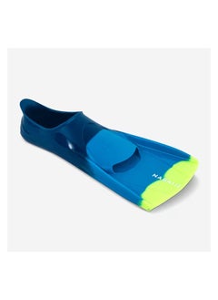 NABAIJI SILIFINS 500 SHORT SWIMMING FINS - 3 COLOURS NAVY BLUE/ BLUE/YELLOW  - Image 1
