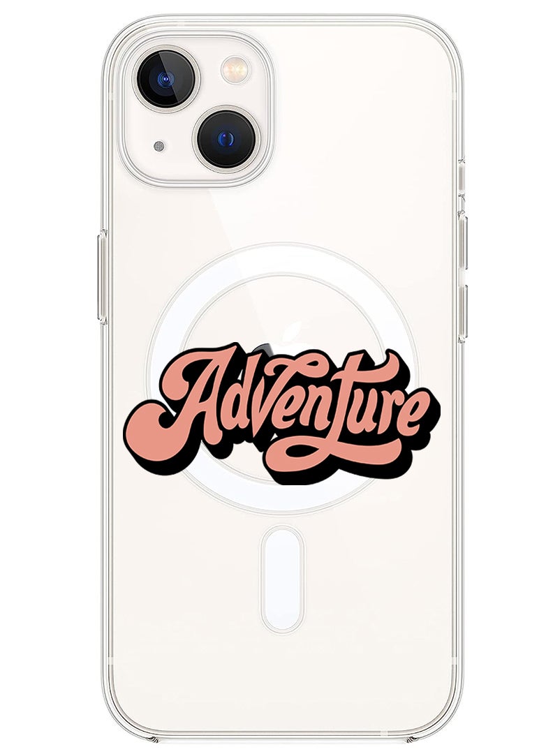 Theodor Magnetic Case for iPhone 14 6.1-inch Compatible with MagSafe Wireless Charging, Shockproof Phone Bumper Cover Adventure-01 - Image 1