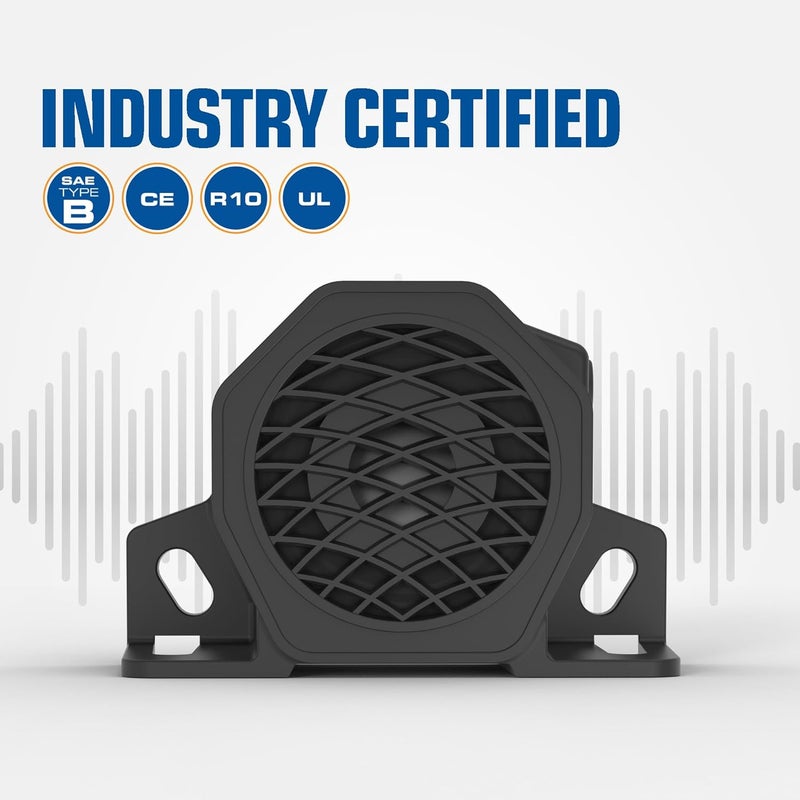 ECCO 575 Back Up Alarm - 107 dB, 12-24 VDC, Durable Fiberglass Reinforced Nylon Housing - Image 4