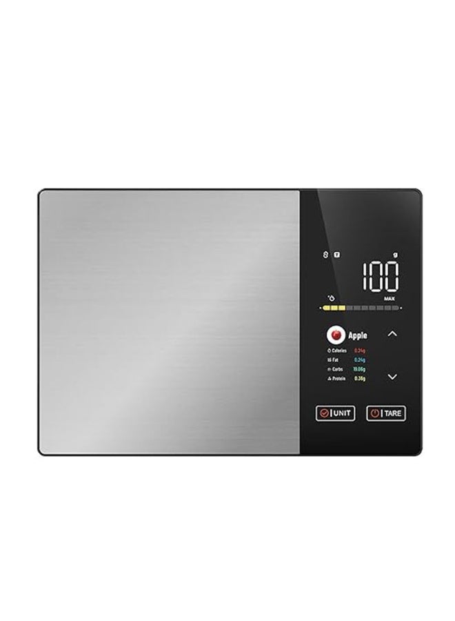 REWA Smart Food Scale 5kg with App Control & LED Display – Digital Kitchen Scale for Calorie Tracking & Nutrition Analysis, 1g Precision Weighing (2g–5000g), Fitdays+ Compatible, Stainless Steel Slim Design, Multi-Unit g/ml/lb/oz for Meal Prep, Diet & Fitness - Image 1