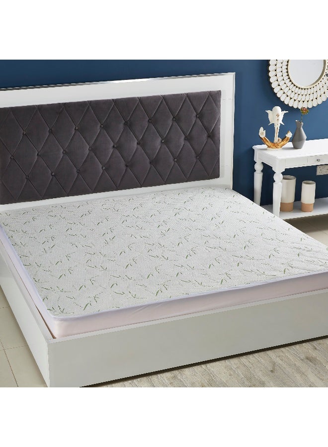 Home Box واقي مرتبة سوبر كينغ بحجم مقاوم للماء من الخيزران - Image 1