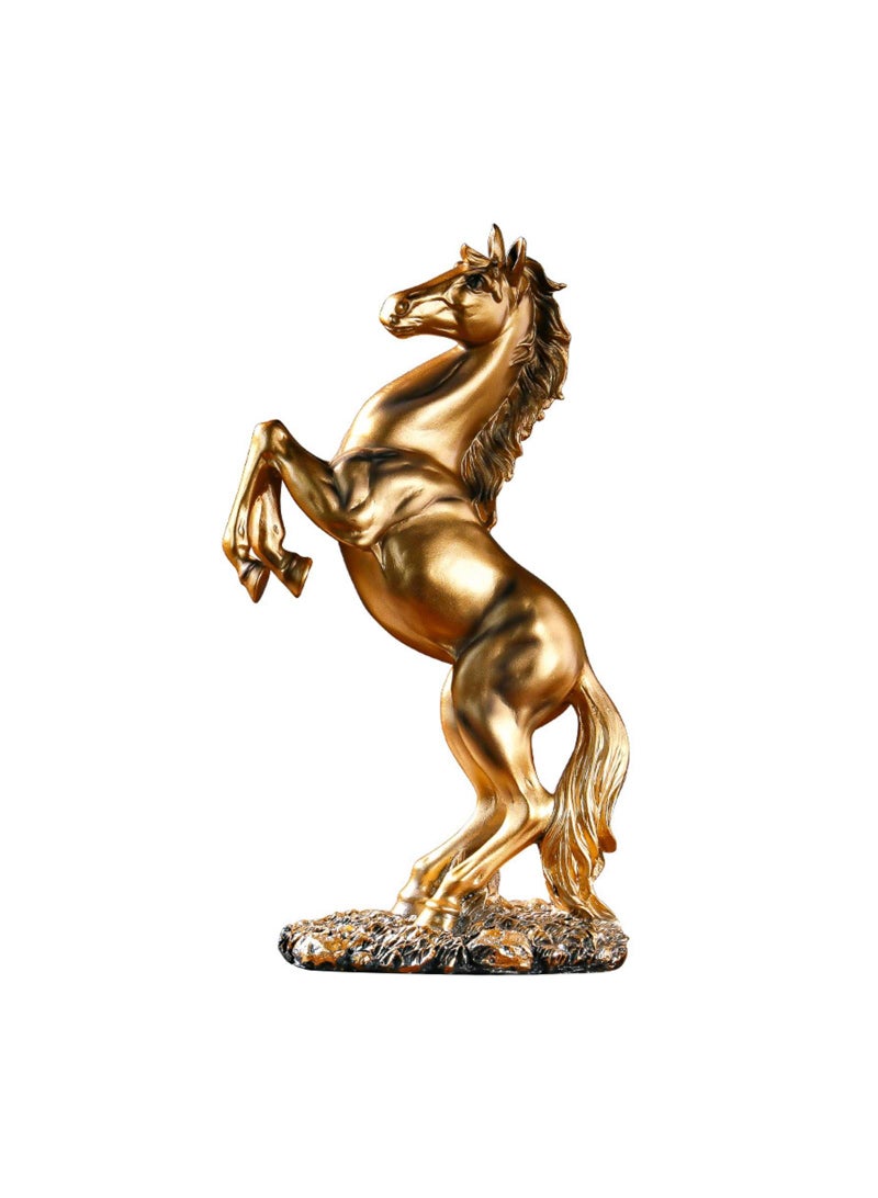 Bluejw Home Decor Sculpture Statue Modern Home Decor Accents Horse Figurine Resin Statue Art Gifts For Home Bedroom Livingroom Office - Image 1