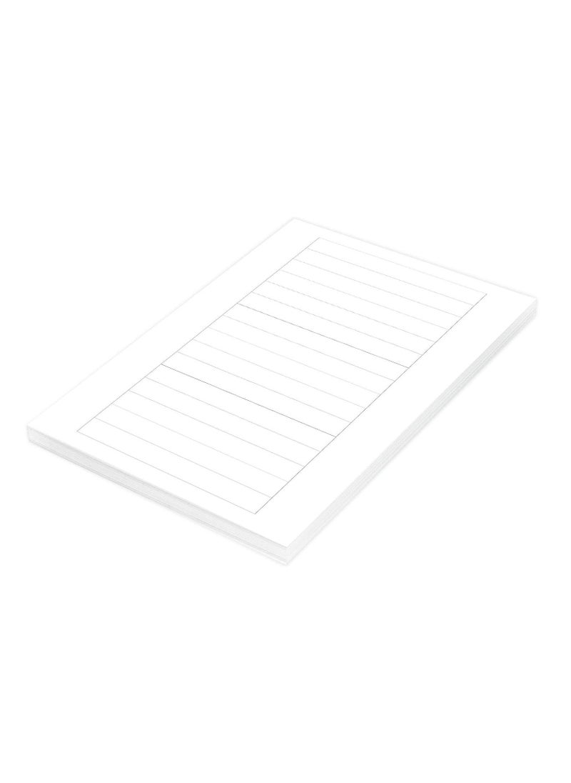 FIS FIS Multipurpose Laser Labels, Colour White, Size 145X17MM (16 Stickers x 100 Sheet)  1600 Labels, Size : A4 (21X29.7 CM) , Pack of 100 Sheets -FSLA16-3-100  - Image 1