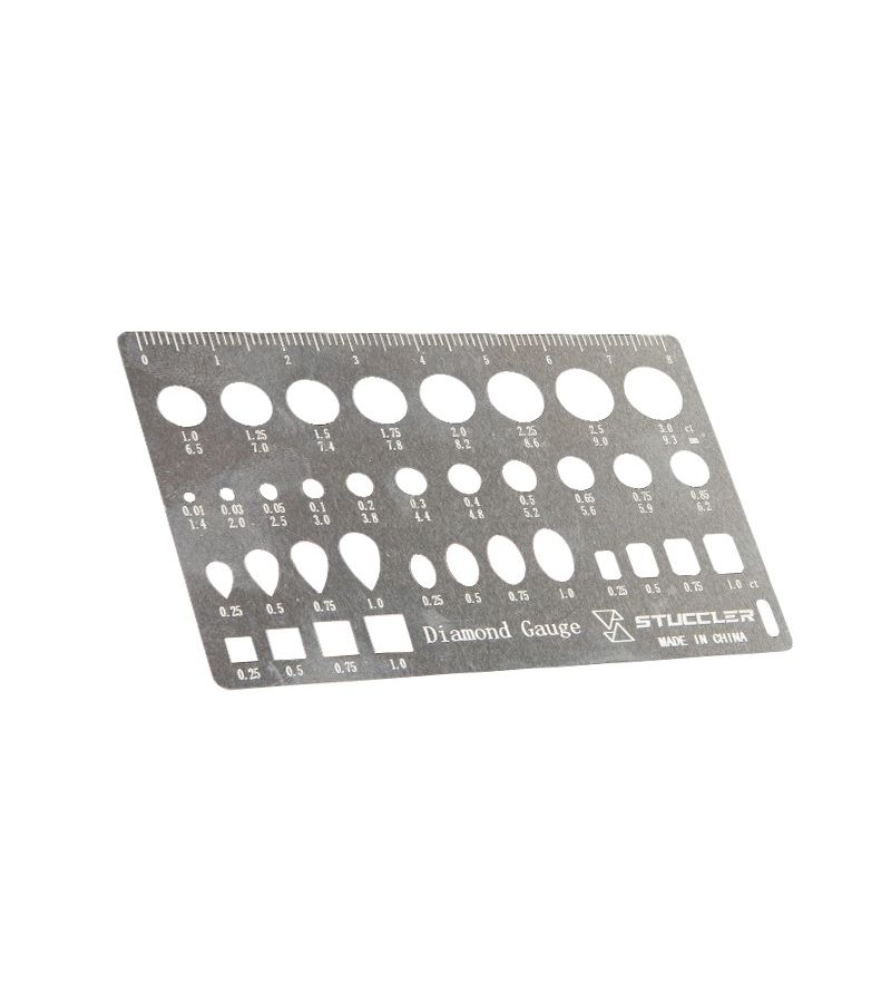 Silvery Grey Diamond Size Measuring Tool Precision Jewelry Calipers For Gemstones - Image 4