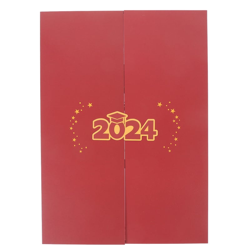 Guest Sign Book for Graduates, Convenient to Write In, Ideal Class of 2024 Keepsake - Image 1