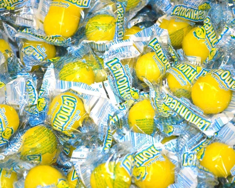 Lemonheads Bulk Candy - 5 lb Bag of Classic Lemon Flavored Hard Candy - Image 1