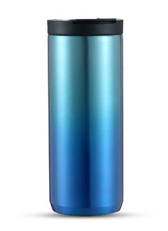 HYDROBREW Double Wall Insulated Tumbler Water Bottle, Blue, 400 ML  - Image 2