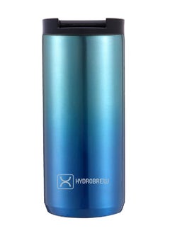 HYDROBREW Double Wall Insulated Tumbler Water Bottle, Blue, 400 ML  - Image 1