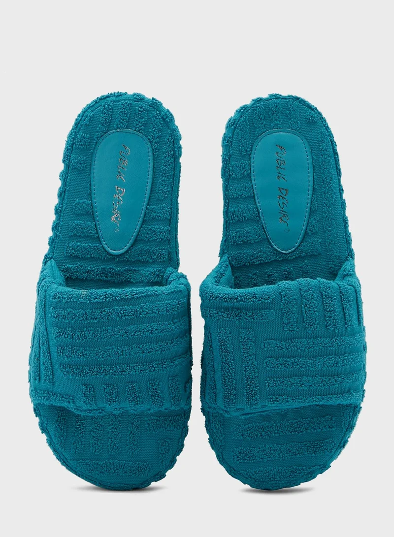 PUBLIC DESIRE One Strap Flip Flops