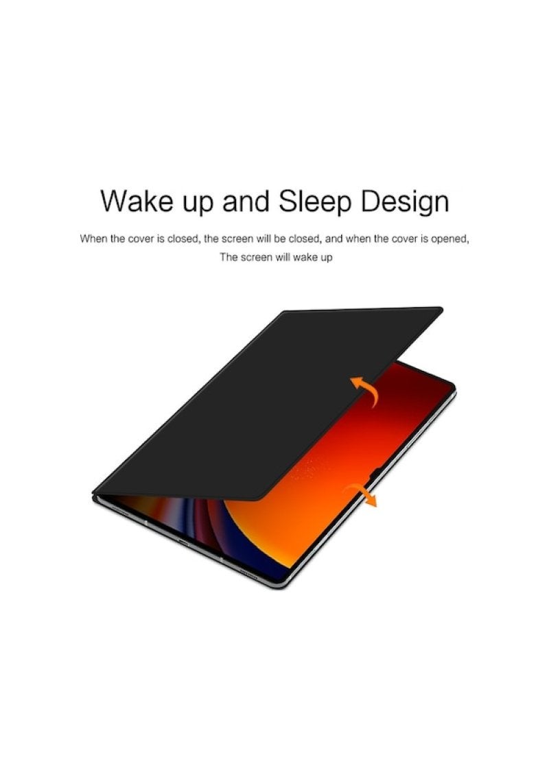 Suitable for Samsung Tab S9 Ultra 14.6-inch magnetic protective case, flat pen slot shell Magnetic protective cover - Image 3