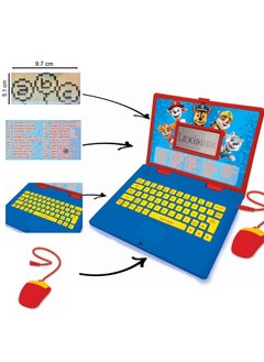 Lexibook Paw Patrol Educational And Bilingual Laptop Spanish/English Toy For Child Kid (Boys & Girls) 124 Activities, Learn Play Games And Music With Chase Marshall Red/Blue Jc598Pai2  - Image 4