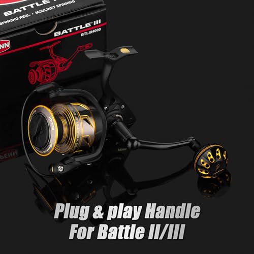 GOMEXUS Power Handle for Battle II/III 1000-4000 Spinning Fishing Reel Replacement Handle - Image 2
